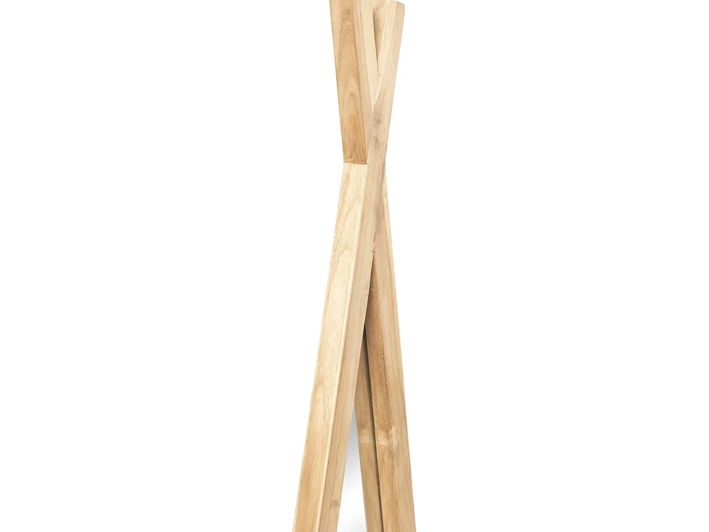 Best OZAIA Espejo para niños tipi de madera de teca - Ancho 55 x Alt. 120 cm - Natural - BATAM Color natural claro