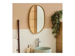 New Espejo piedra roble 40x65 OAKY Color natural claro