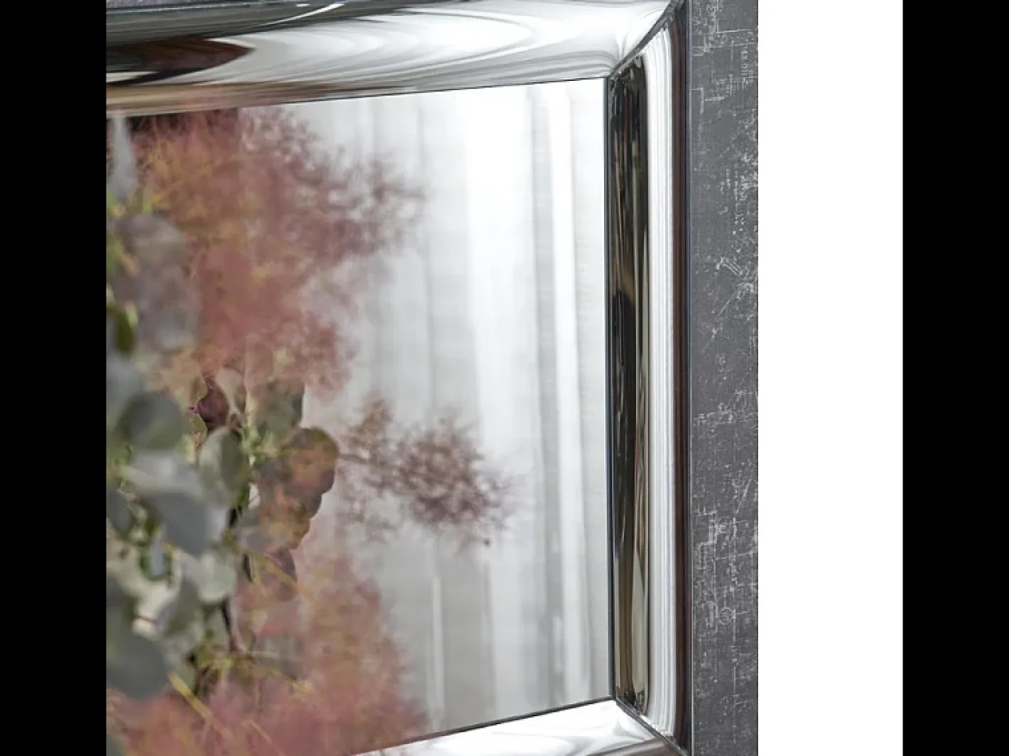 MSO Espejo De Pared|Espejo-Espejo rectangular de diseño 162 x 72 cm Ven Plateado
