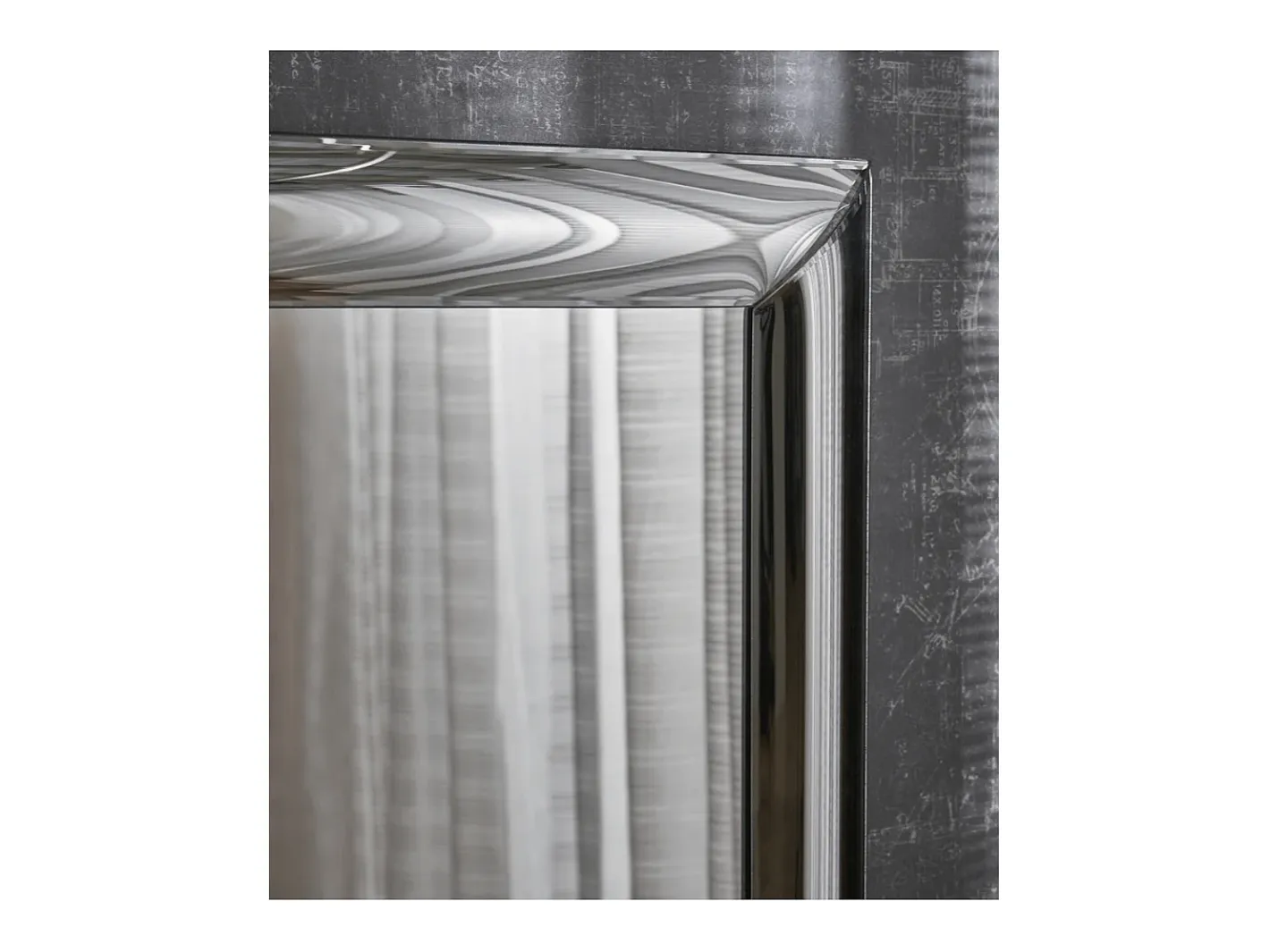 MSO Espejo De Pared|Espejo-Espejo rectangular de diseño 162 x 72 cm Ven Plateado