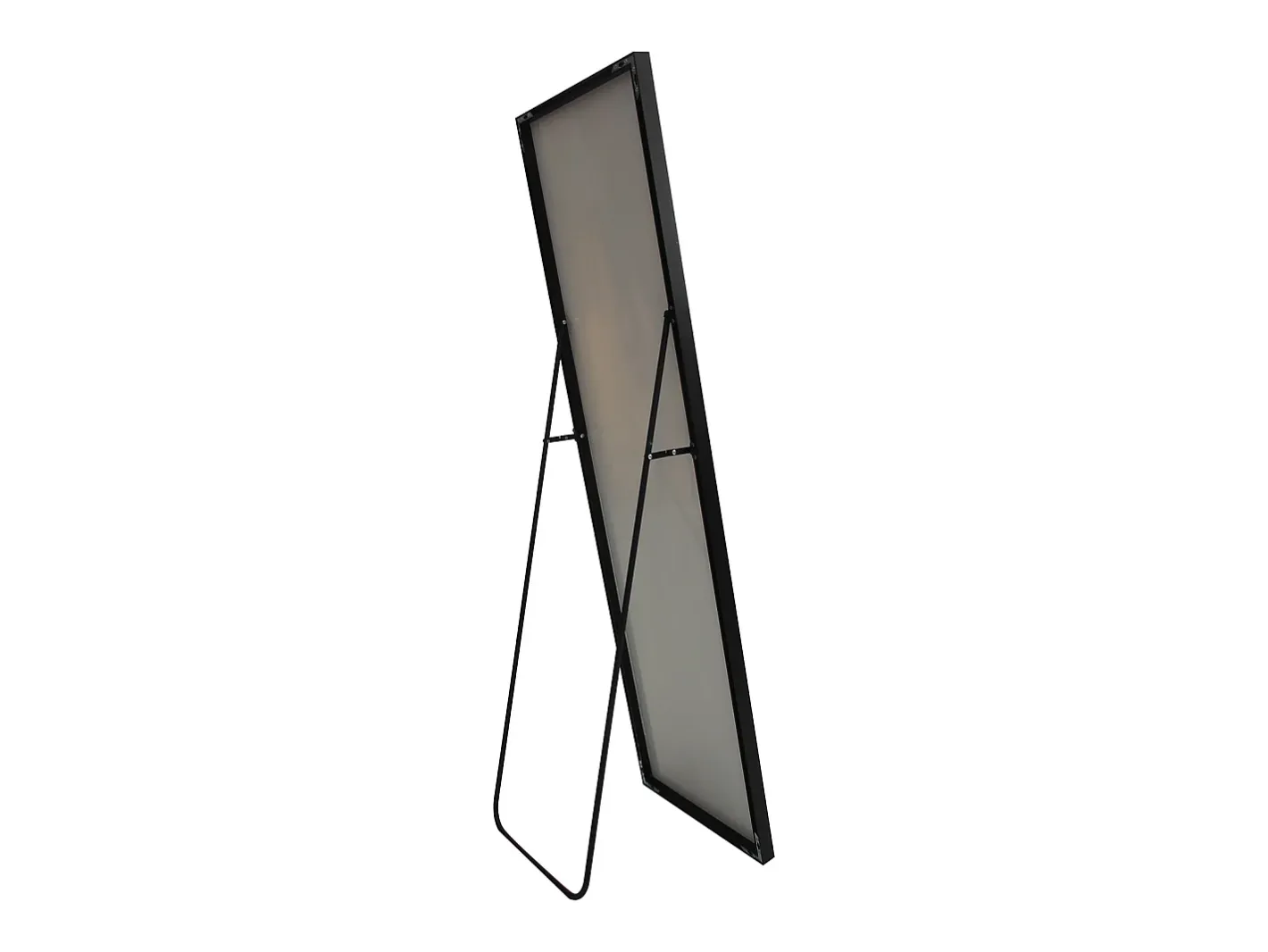 Espejo-Espejo rectangular grande de cuerpo entero, 53 x 162 cm - de pie, de pared o adosado - Negro