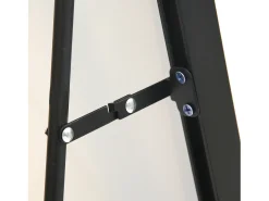 Espejo-Espejo rectangular grande de cuerpo entero, 53 x 162 cm - de pie, de pared o adosado - Negro