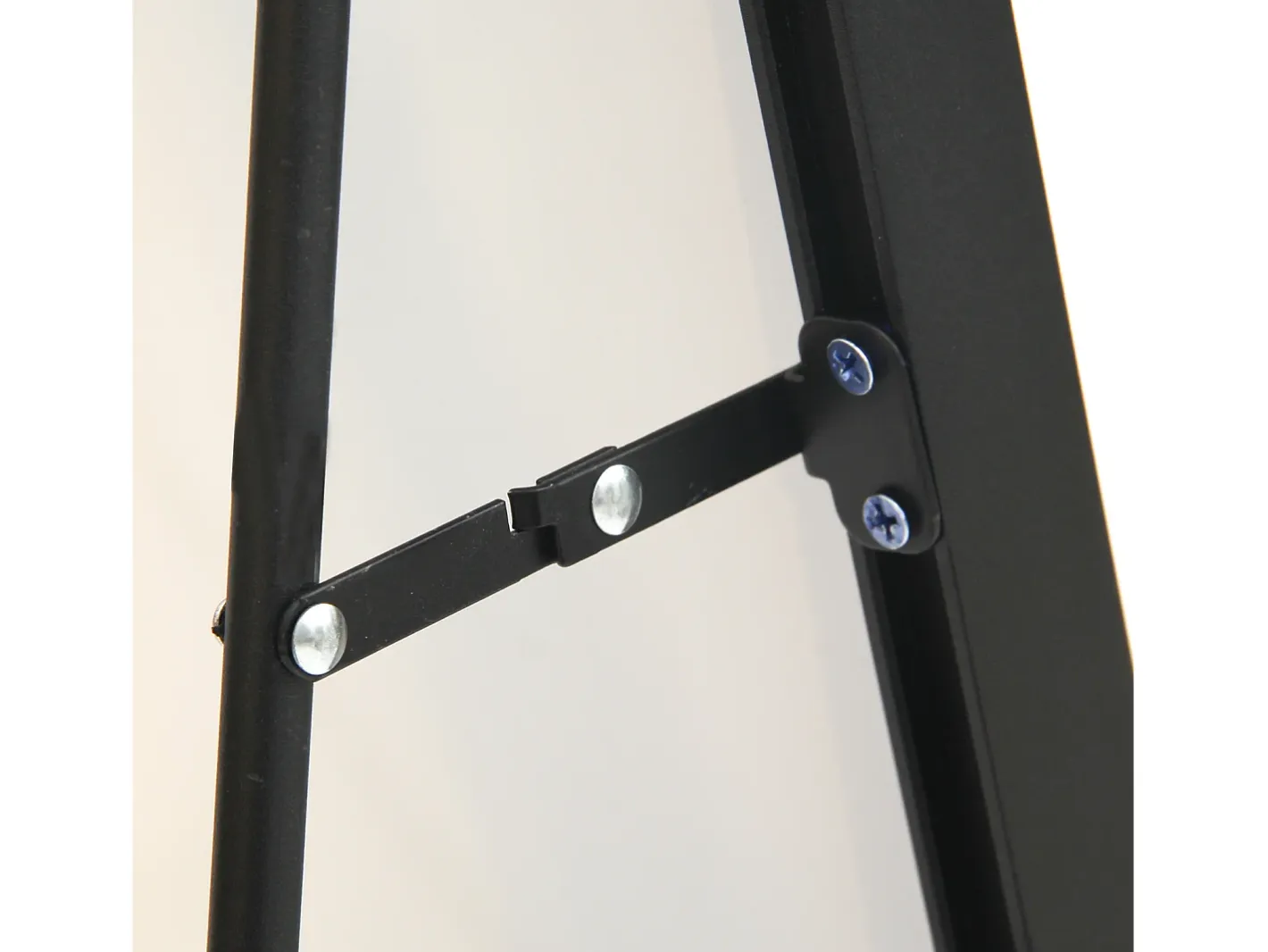 Espejo-Espejo rectangular grande de cuerpo entero, 53 x 162 cm - de pie, de pared o adosado - Negro