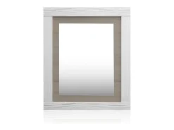 duehome Espejo rectangular Kira Andersen Pino - Gris Marru00f3n Best