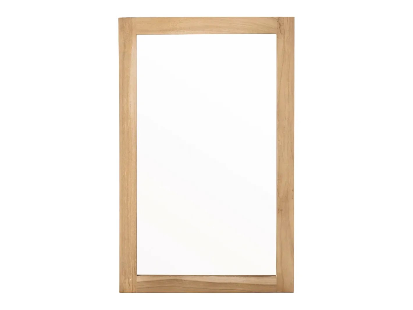 Discount BERAH GETAH Espejo rectangular maciza de mindi 50x80 cm Color natural claro