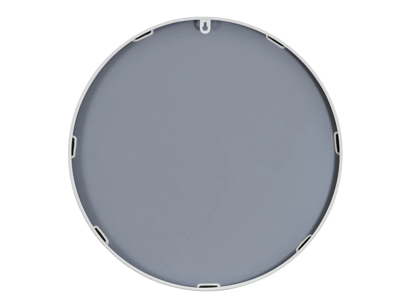 Espejo redondo de metal D60cm EMA Blanco