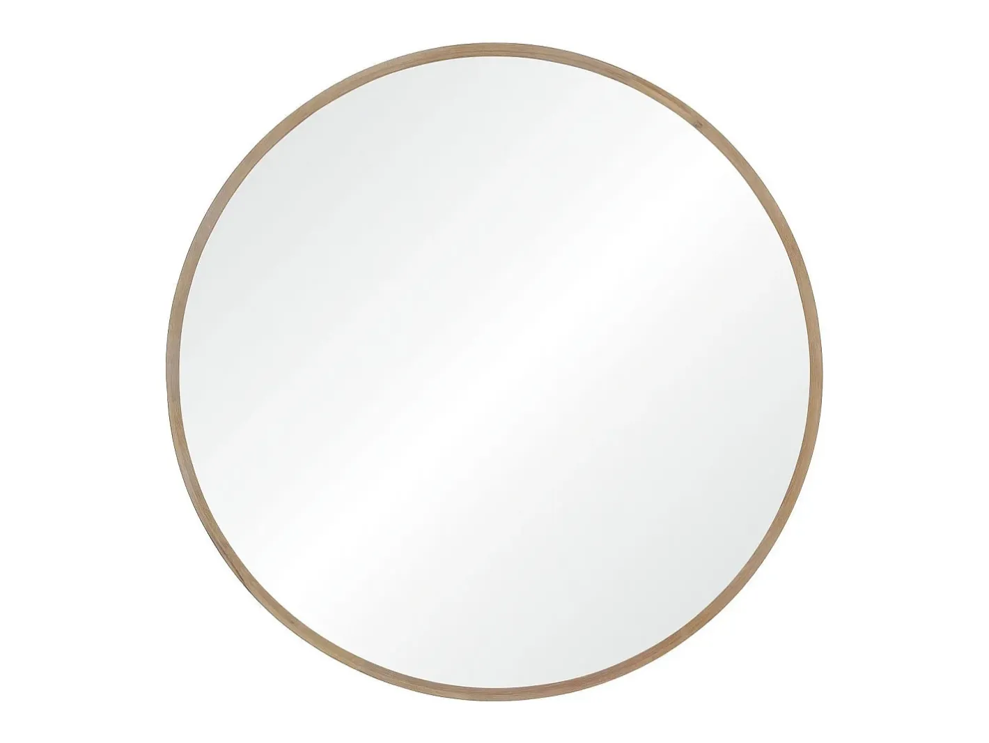Online Espejo redondo XXL de roble FAB Color natural claro