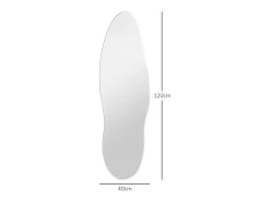 Homcom Espejo Tempo con luz LED transparente 120x40x3 cm Color natural claro New