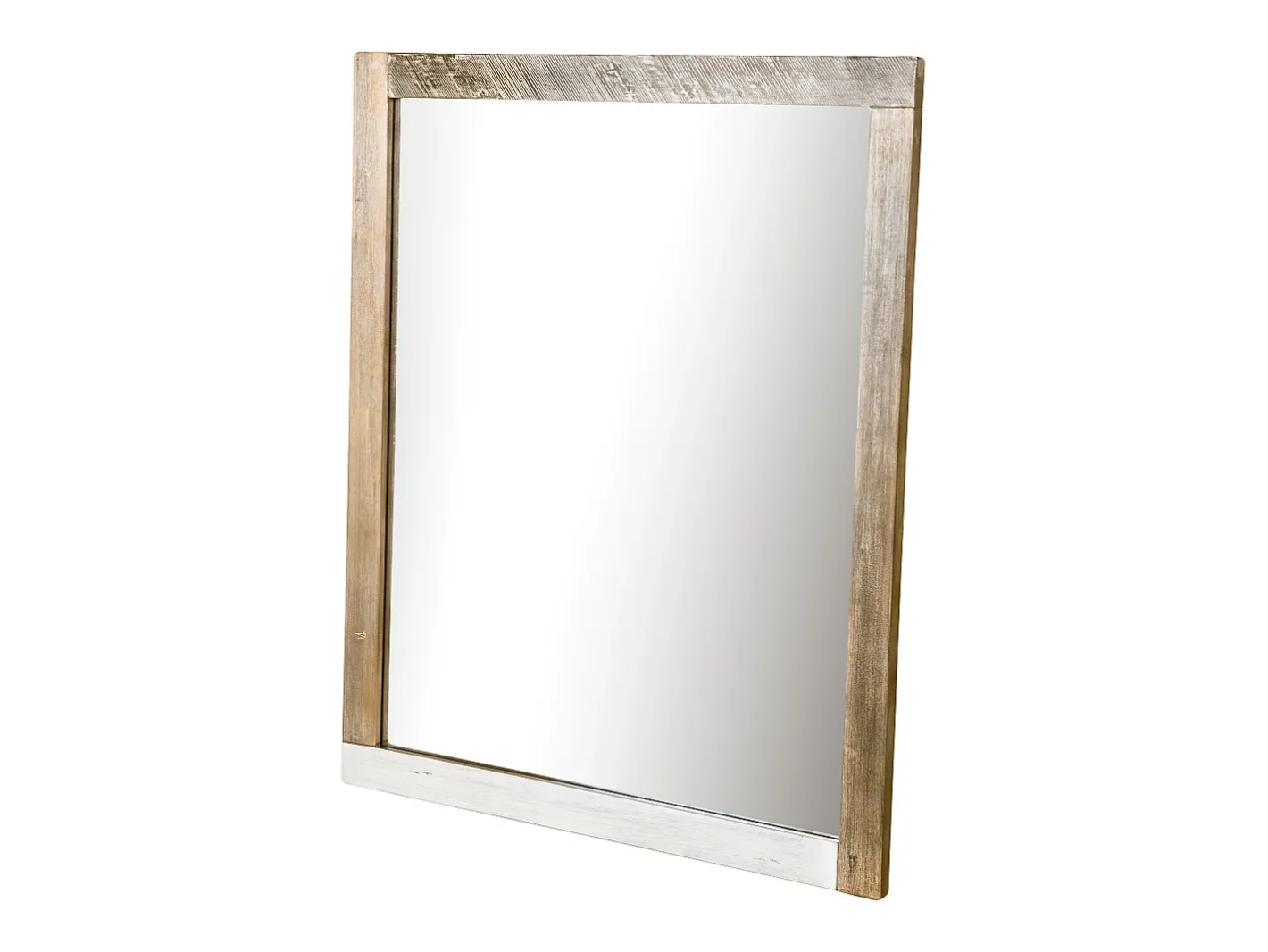 Espejo 120x100x3 cm Gris beige adesso adesb05 Gris / Beige Outlet