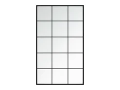 Discount Espejos de pared 3 piezas 100x60 cm metal Negro