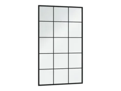Espejos de pared 2 uds metal 100x60 cm ES870884 Negro Best