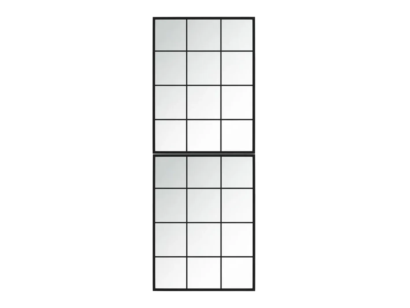 Hot Espejos de pared 2 uds metal 80x60 cm ES250168 Negro