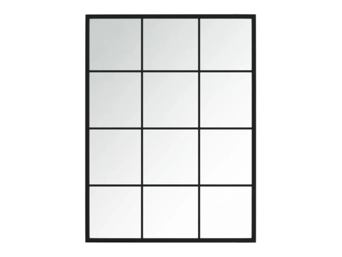 Hot Espejos de pared 2 uds metal 80x60 cm ES250168 Negro