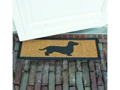 Best For Boots Felpudo-Estera de coco 75 x 25 cm Perro Marru00f3n
