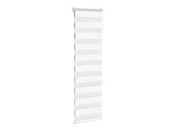 Estor cebra 40x150 cm ancho tejido 35,9 cm poliéster Blanco Sale