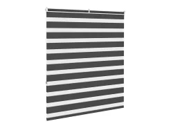 Sale Estor cebra 130x150 cm ancho tejido 125,9 cm poliéster Negro