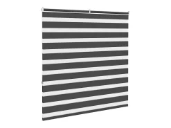 Ropa De Casa-Estor cebra 145x150 cm ancho tela 140,9 cm poliéster Negro