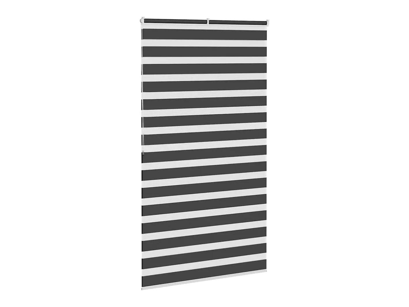 Ropa De Casa-Estor cebra 120x200 cm ancho tela 115,9 cm poliéster Negro