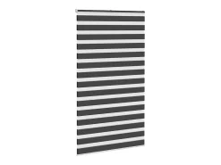 Ropa De Casa-Estor cebra 120x200 cm ancho tela 115,9 cm poliéster Negro