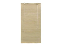 Estor enrollable de bambú natural 100x160 cm Beige Clearance