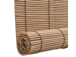 Estor enrollable de bambú marrón 140x160 cm Marru00f3n Sale