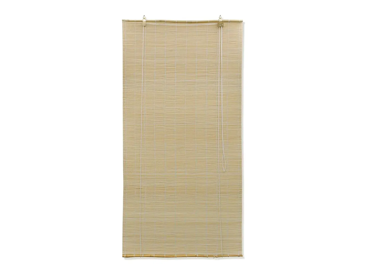 Hot Estor enrollable de bambú 150x160 cm Natural Marru00f3n