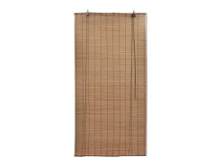 New Estor enrollable de bambú marrón 150x220 cm Marru00f3n