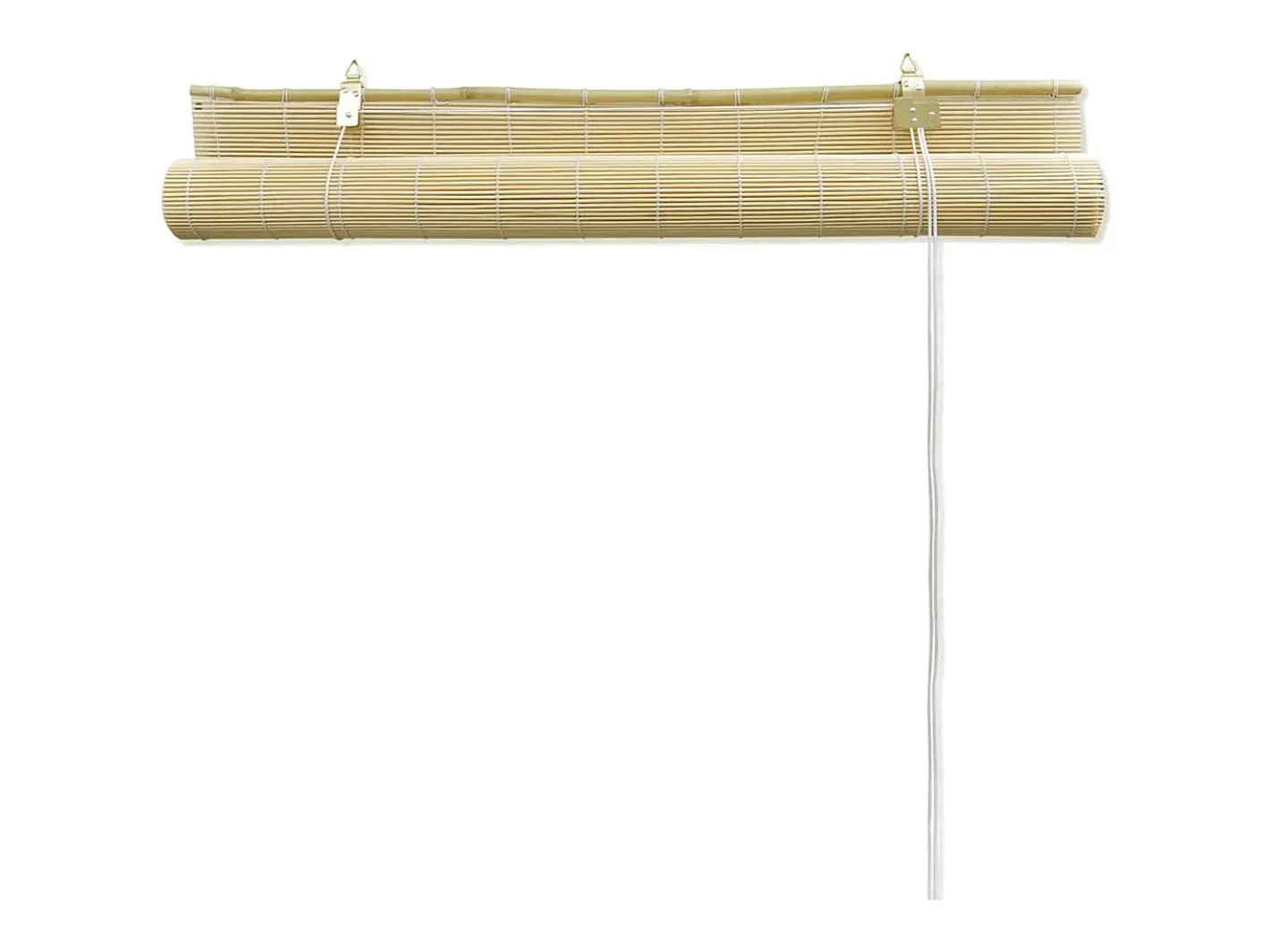 Online Estor enrollable de bambú natural 80x160 cm Beige