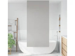 Hot Estor enrollable de ducha 110x240 cm ancho de tela 106 cm Gris