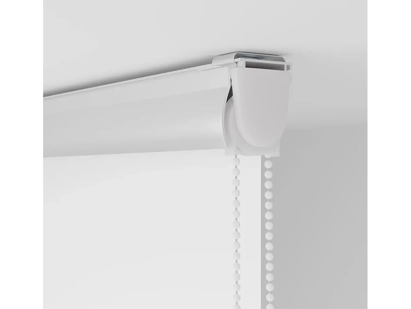 New Estor enrollable de ducha con casete de tela ancho 96 cm Blanco