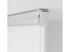 Ropa De Casa-Estor enrollable de ducha con casete de tela ancho 76 cm Blanco