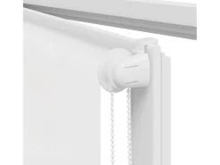 Ropa De Casa-Estor enrollable de ducha 90x240 cm ancho tela 86 cm Blanco