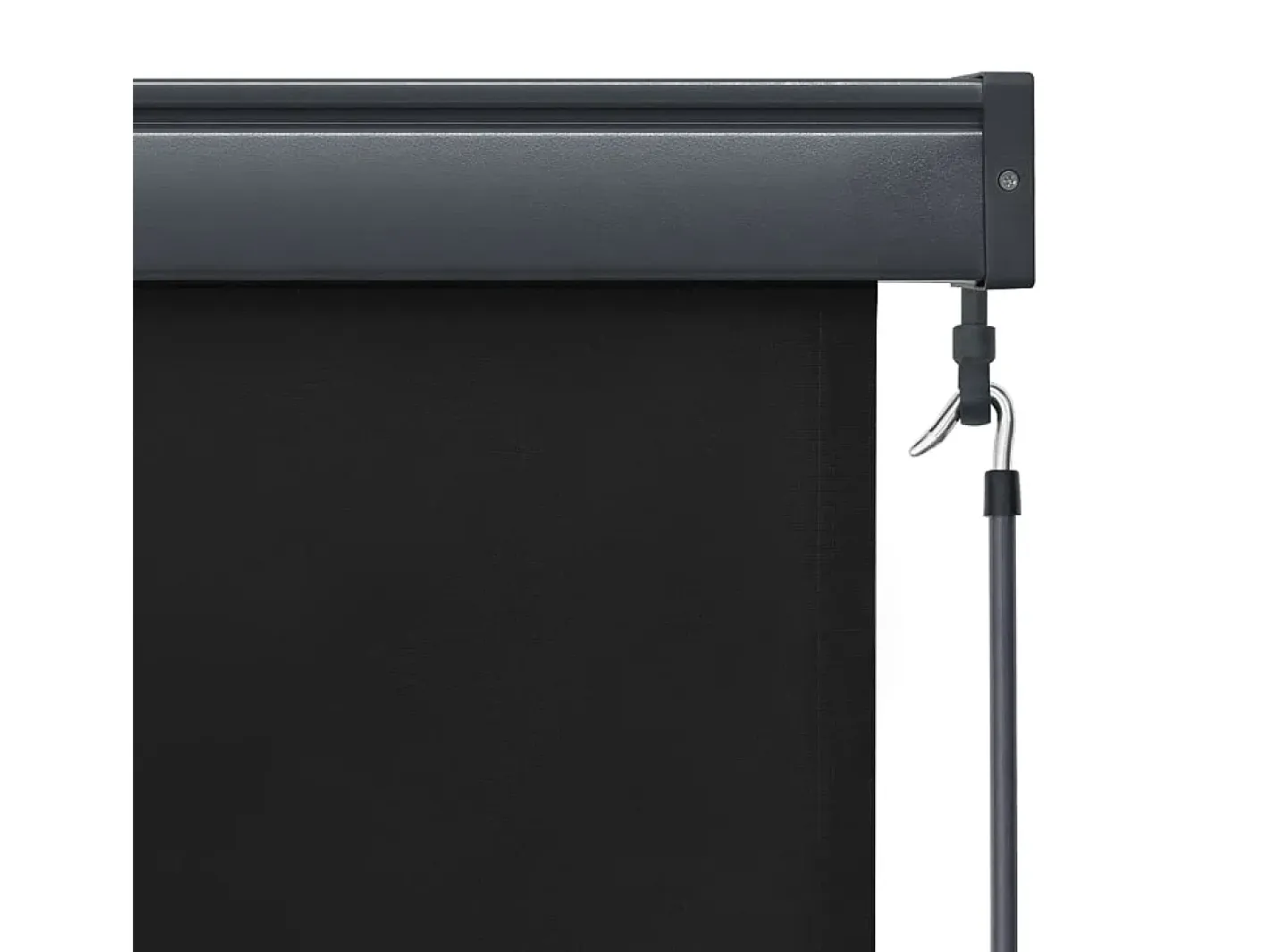 Outlet Estor enrollable de exterior 140 x 250 cm Antracita Gris