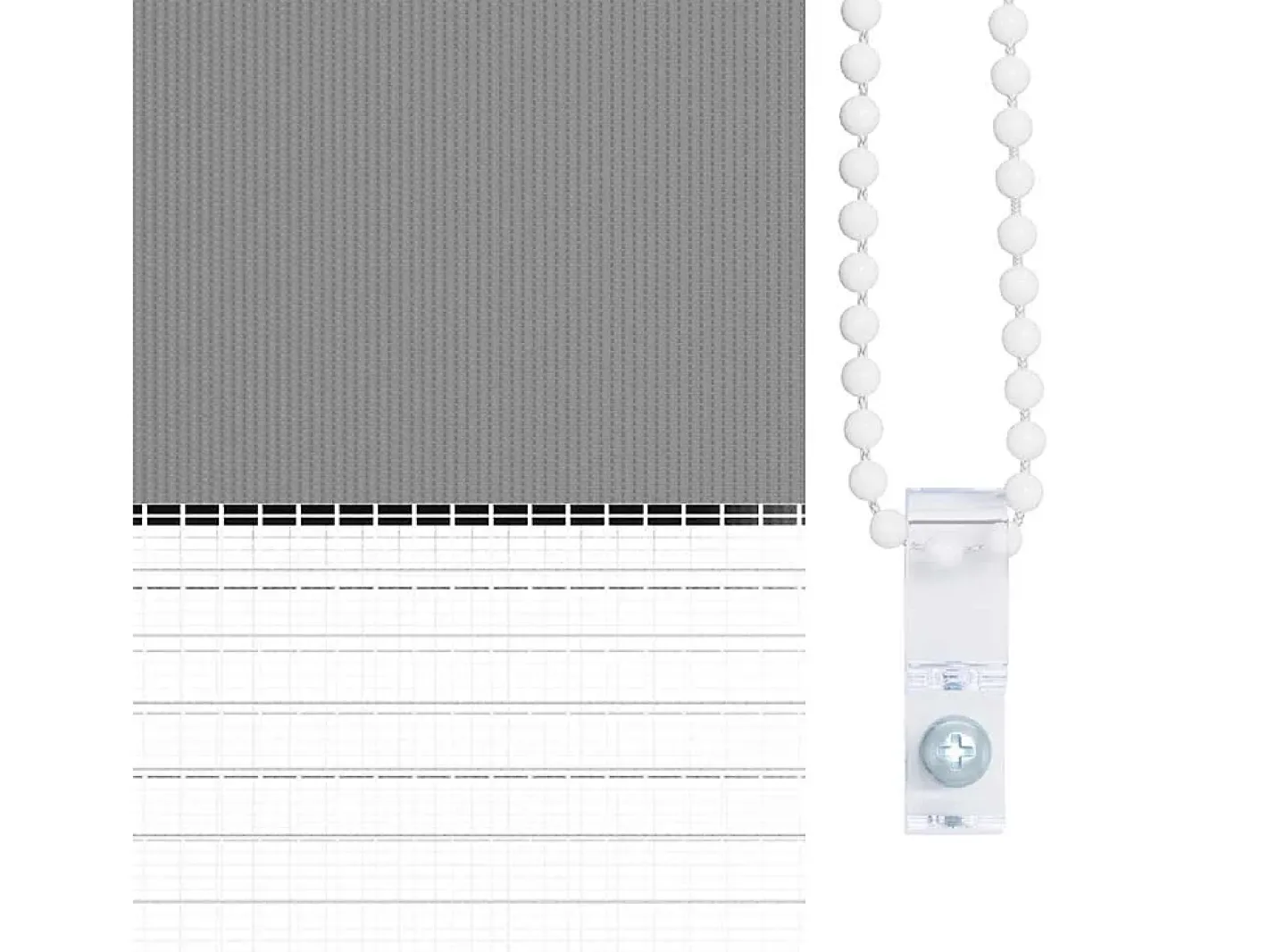 Clearance Estor enrollable de 100 x 175 cm Gris