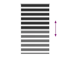 Best Estor enrollable de 100 x 175 cm Negro