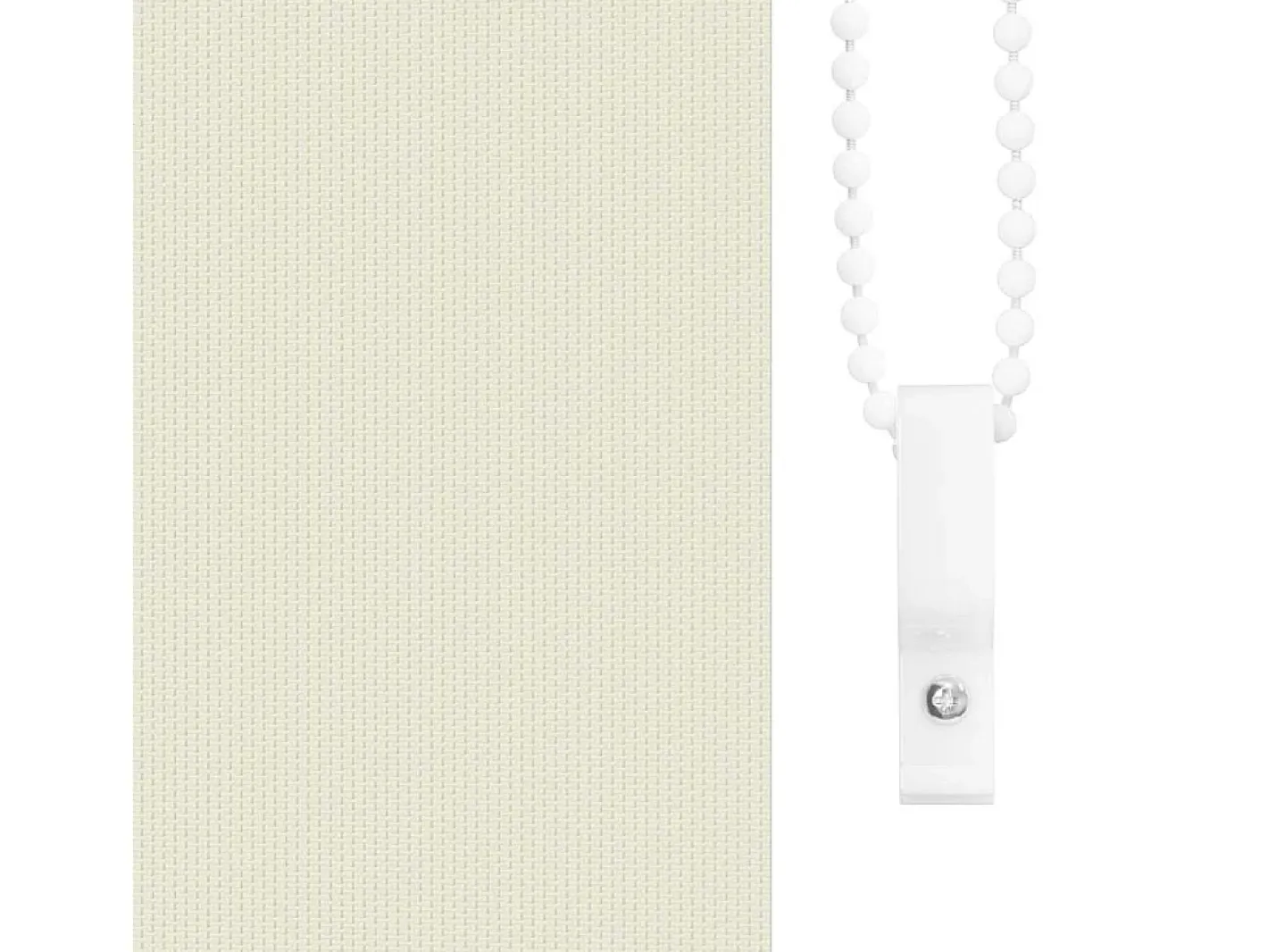 Estor enrollable opaco 100 x 175 cm color crema Blanco Clearance
