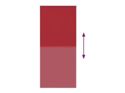 Sale Estor enrollable opaco 120 x 230 cm Rojo