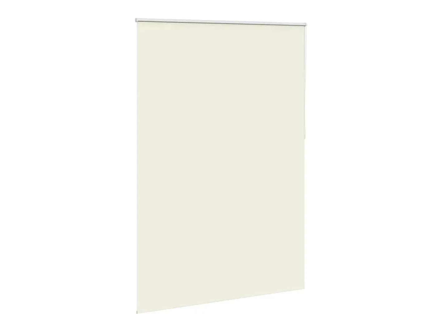 Estor enrollable opaco 160 x 230 cm color crema Blanco Discount