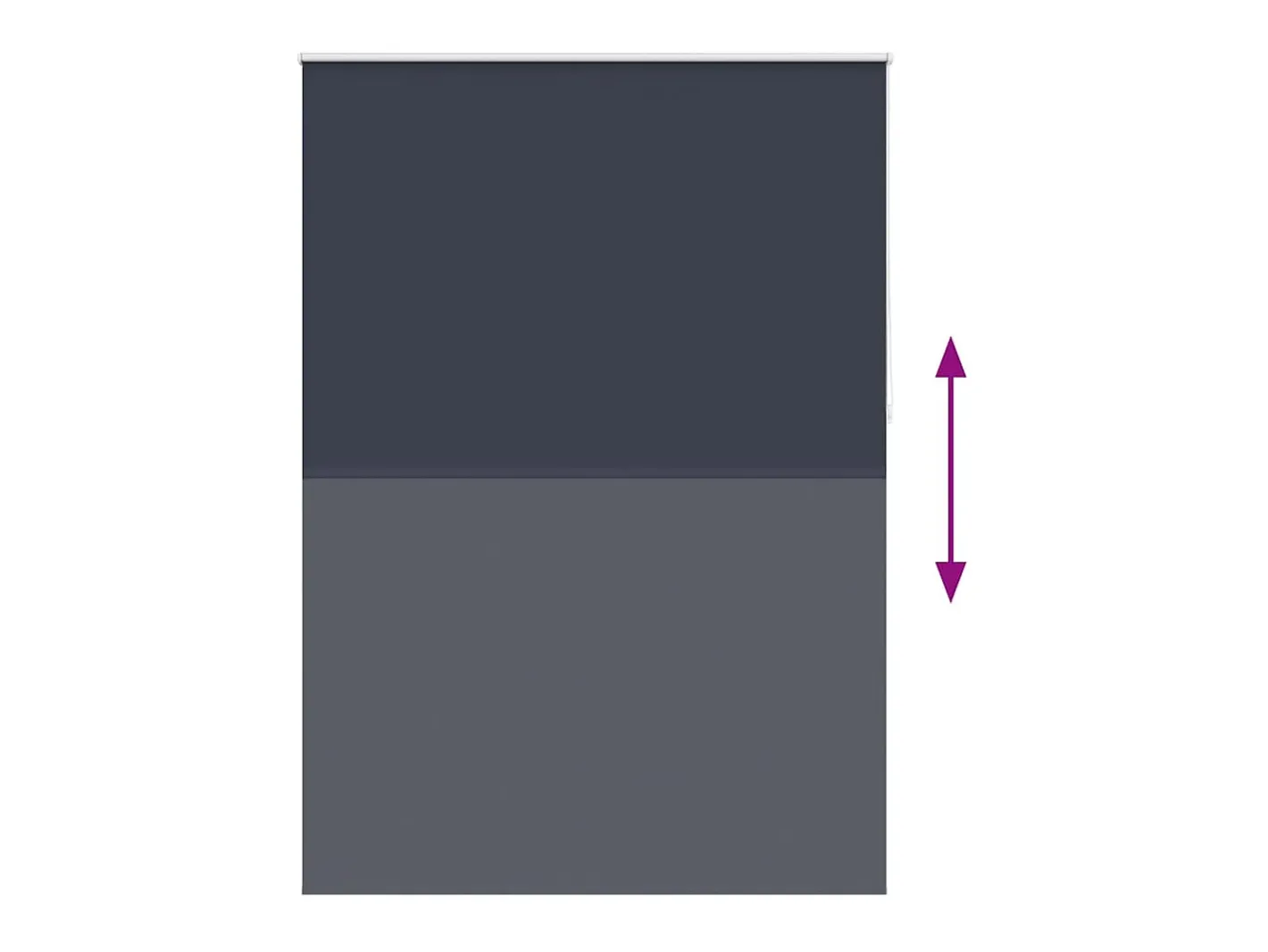 Estor enrollable opaco 140 x 230 cm Azul Clearance