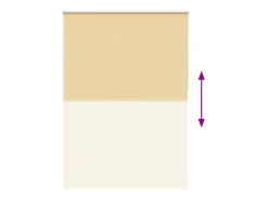 Ropa De Casa-Estor enrollable opaco 140 x 230 cm Beige
