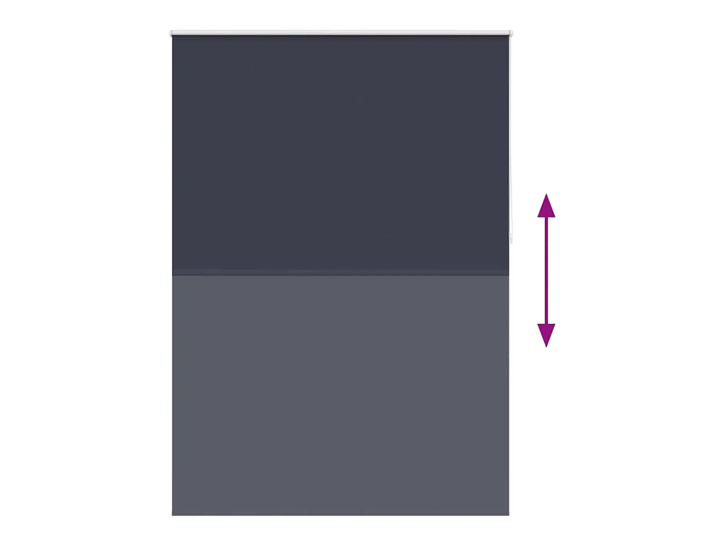 Hot Estor enrollable opaco 160 x 230 cm Azul
