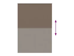 Hot Estor enrollable opaco 160 x 230 cm marrón Marru00f3n