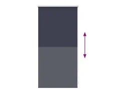 Online Estor enrollable opaco 40 x 100 cm Azul