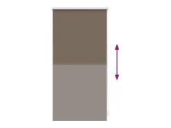Estor enrollable opaco marrón 40 x 100 cm Marru00f3n Clearance
