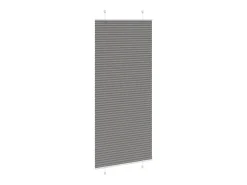 Ropa De Casa-Estor plisado antracita 100x200 cm ancho tela 99,4 cm Gris