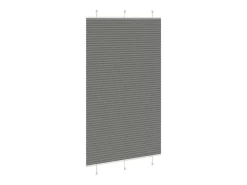 Ropa De Casa-Estor plisado antracita 120x200 cm ancho tela 119,4 cm Gris