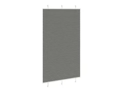 Ropa De Casa-Estor plisado antracita 120x200 cm ancho tela 119,4 cm Gris