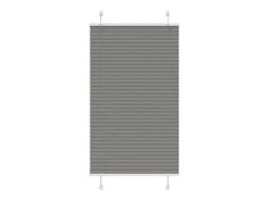 Best Estor plisado antracita 75x100 cm ancho tela 74,4 cm Gris