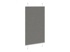 Best Estor plisado antracita 75x100 cm ancho tela 74,4 cm Gris