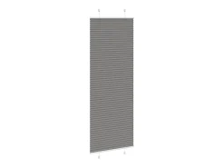 Outlet Estor plisado antracita 75x200 cm ancho tela 74,4 cm Gris